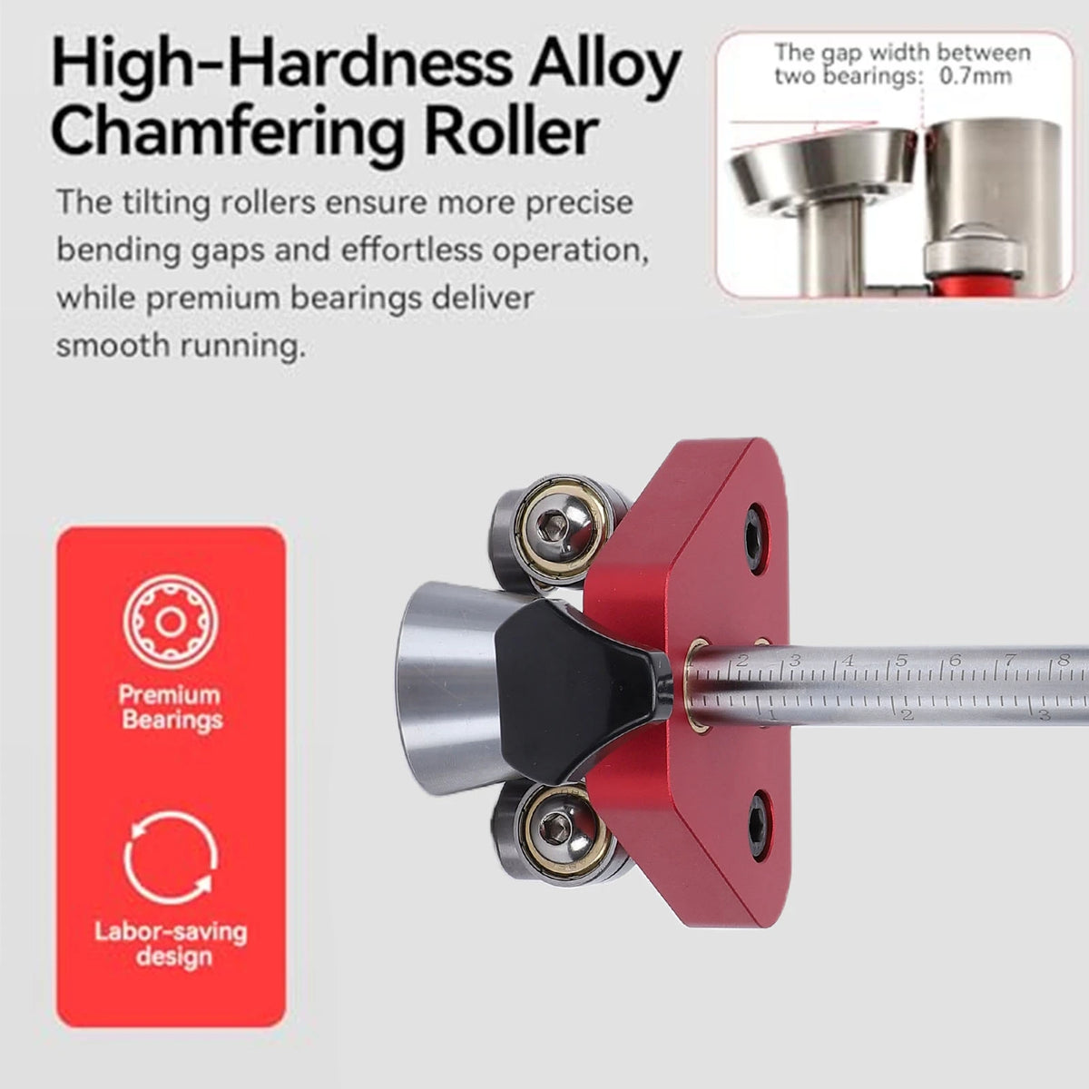2PlaceTools Adjustable Sheet Metal Roofing Roller & Bender