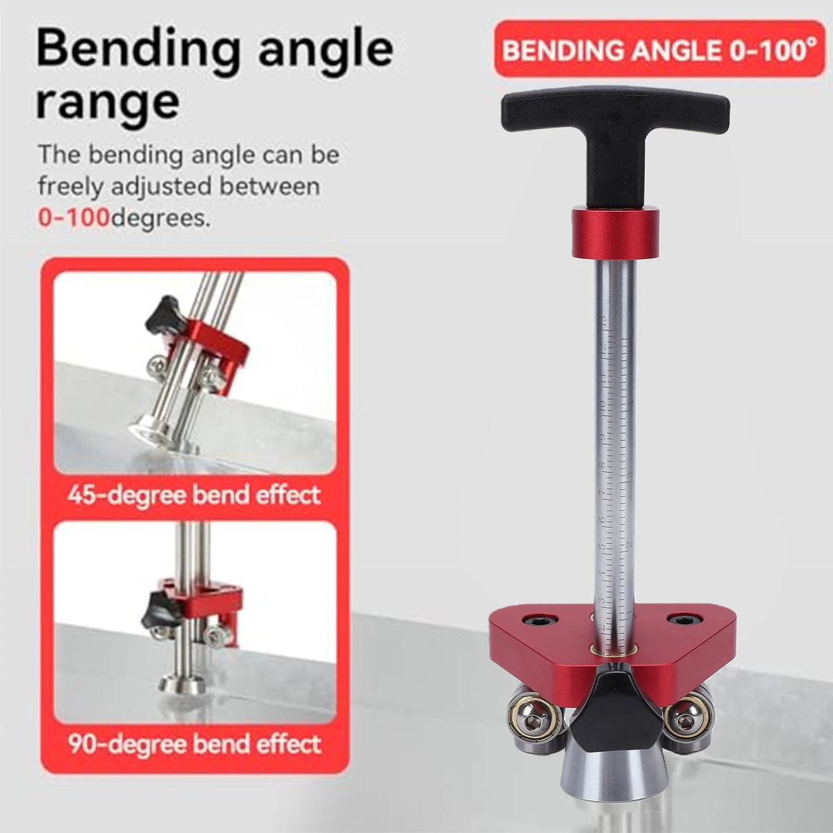 2PlaceTools Adjustable Sheet Metal Roofing Roller & Bender